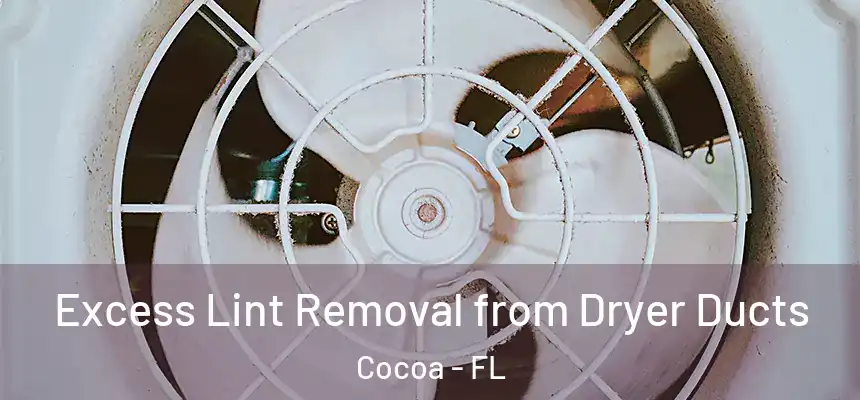 Excess Lint Removal from Dryer Ducts Cocoa - FL